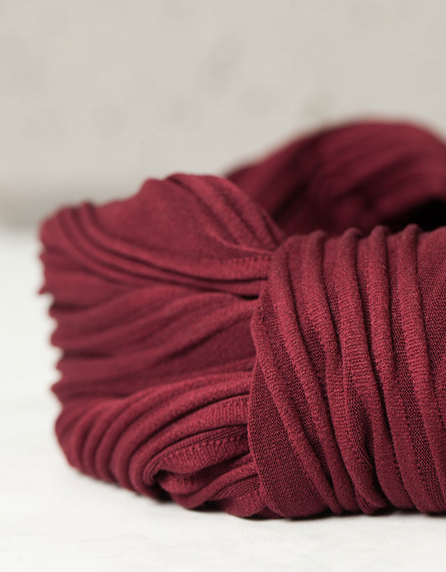 Miniatura: Turbante tejido central