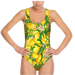 Lemon Burst Tank Swim