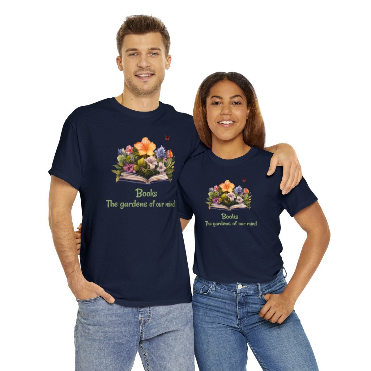 Books, The Gardens of Our Mind Unisex Heavy Cotton Tee