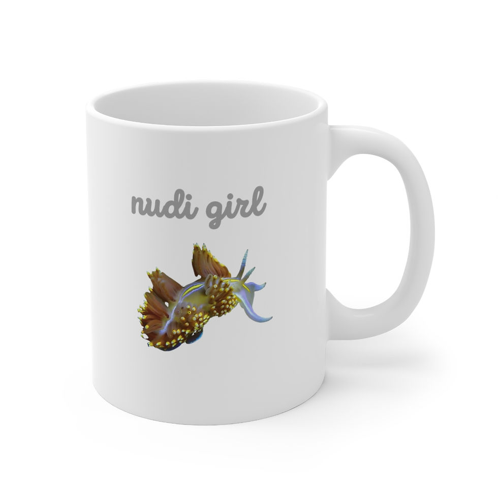 Thumbnail: Nudi Girl Nudibranch Ceramic Mug 11oz