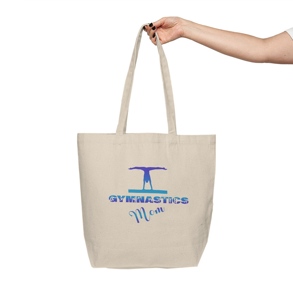 Thumbnail: Gymnastics Mom Canvas Shopping Tote