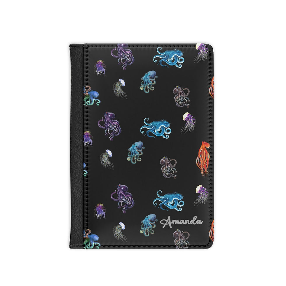 Thumbnail: Octopuses Everywhere Passport Cover - Personalization Available
