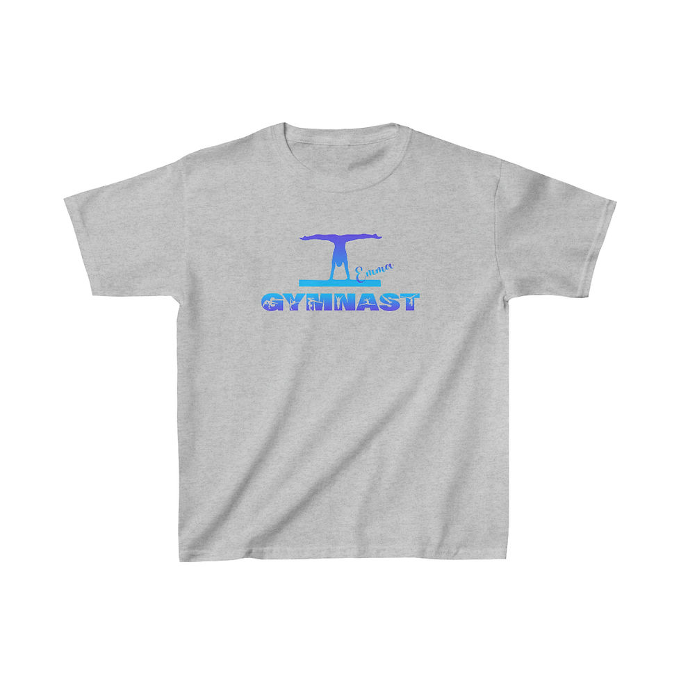 Thumbnail: Gymnast Personalized Kids Heavy Cotton™ Tee