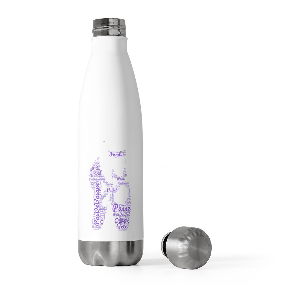 Thumbnail: Ballet Dancers Are On Pointe Eco Friendly Insulated Stainless Steel Water Bottle