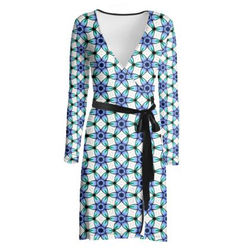 Butterflowers Wrap Dress