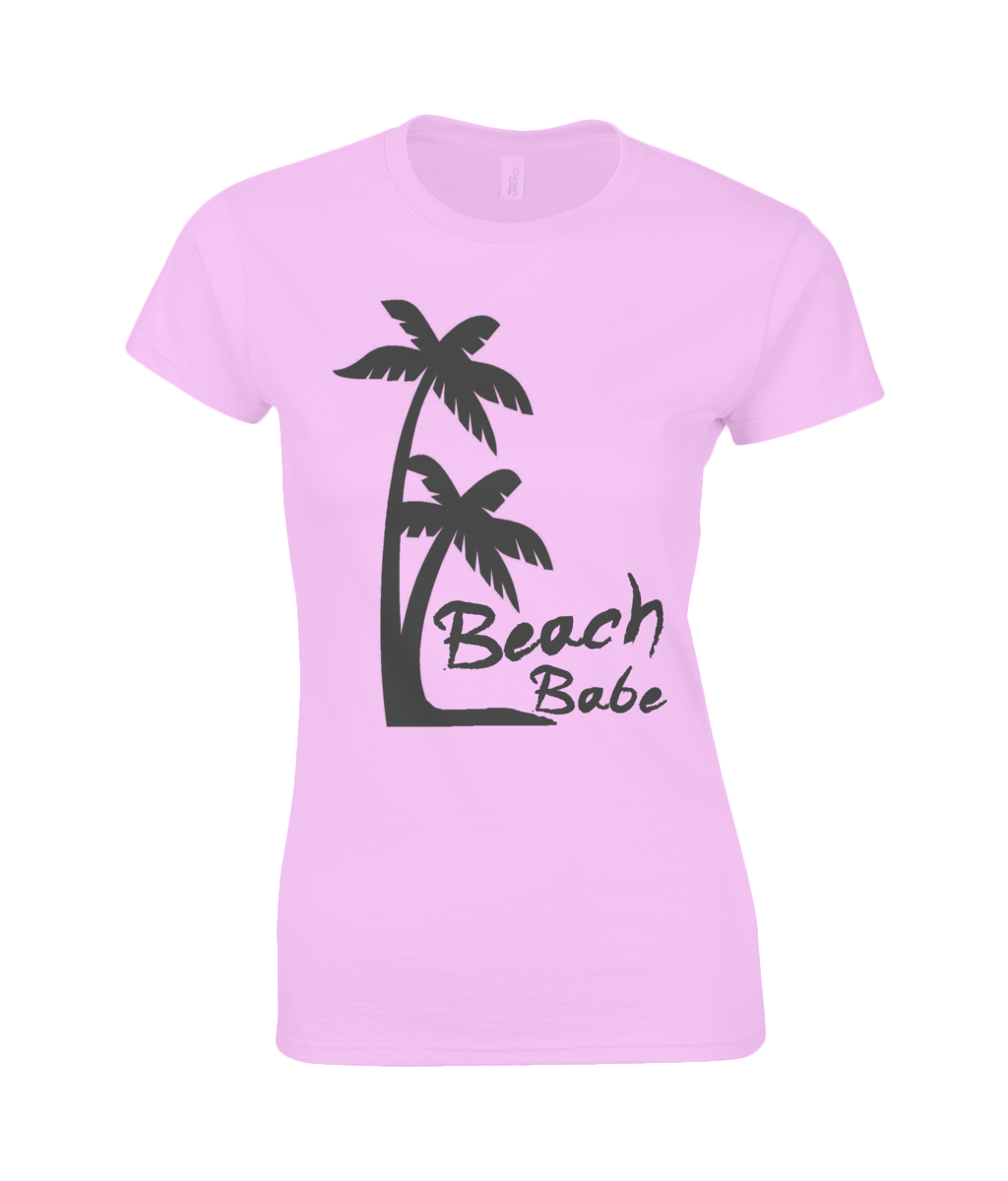 Beach Babe Woman's Fitted T-Shirt
