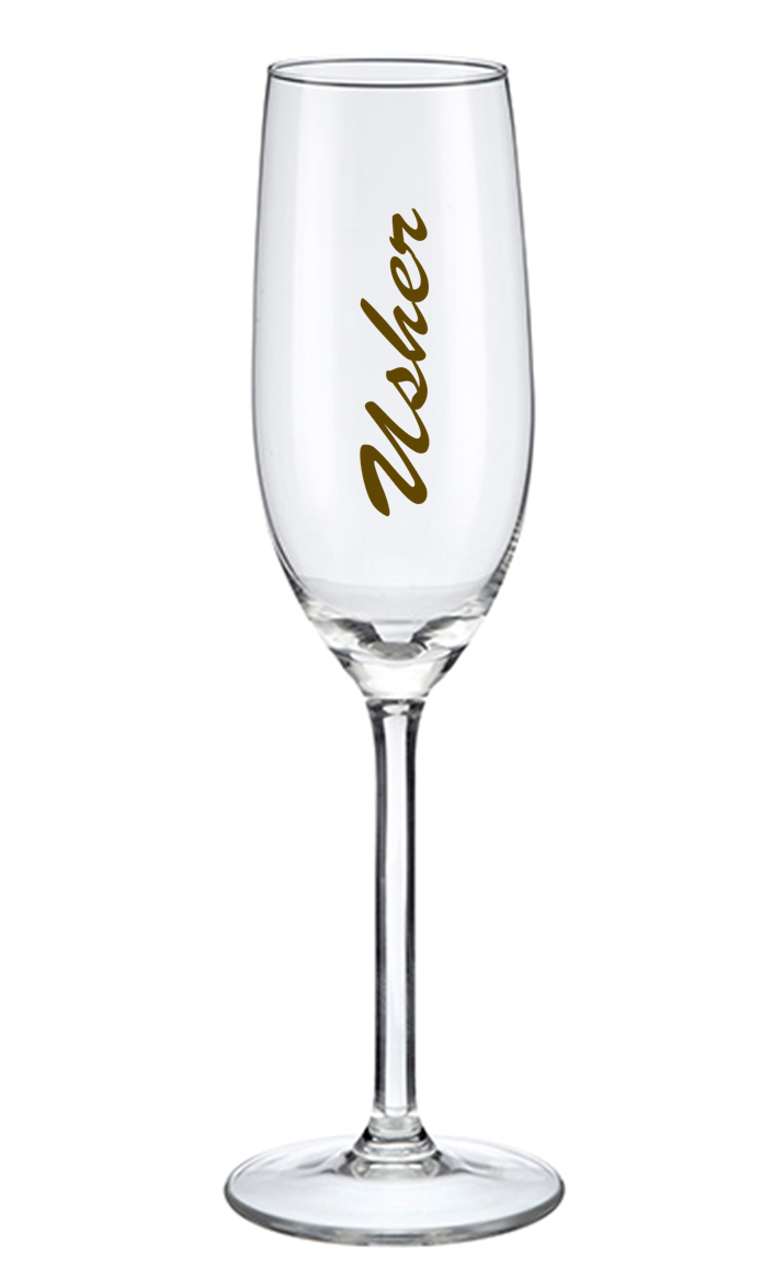 Thumbnail: Champagne Flute Decal - Usher