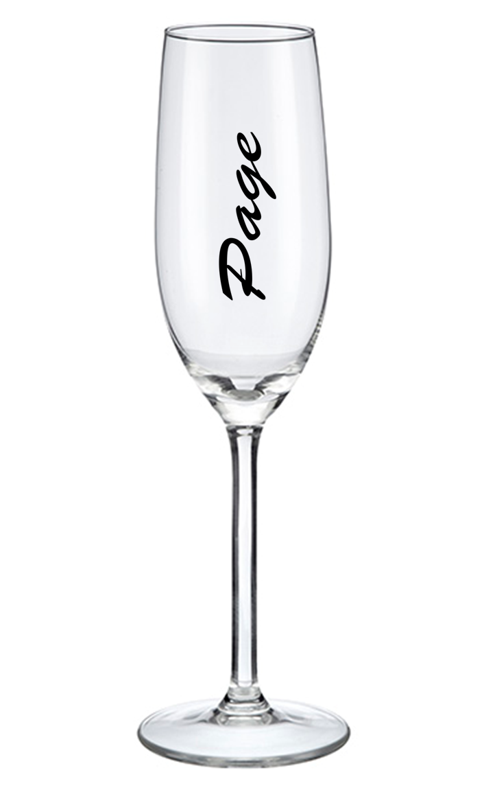 Thumbnail: Champagne Flute Decal - Page