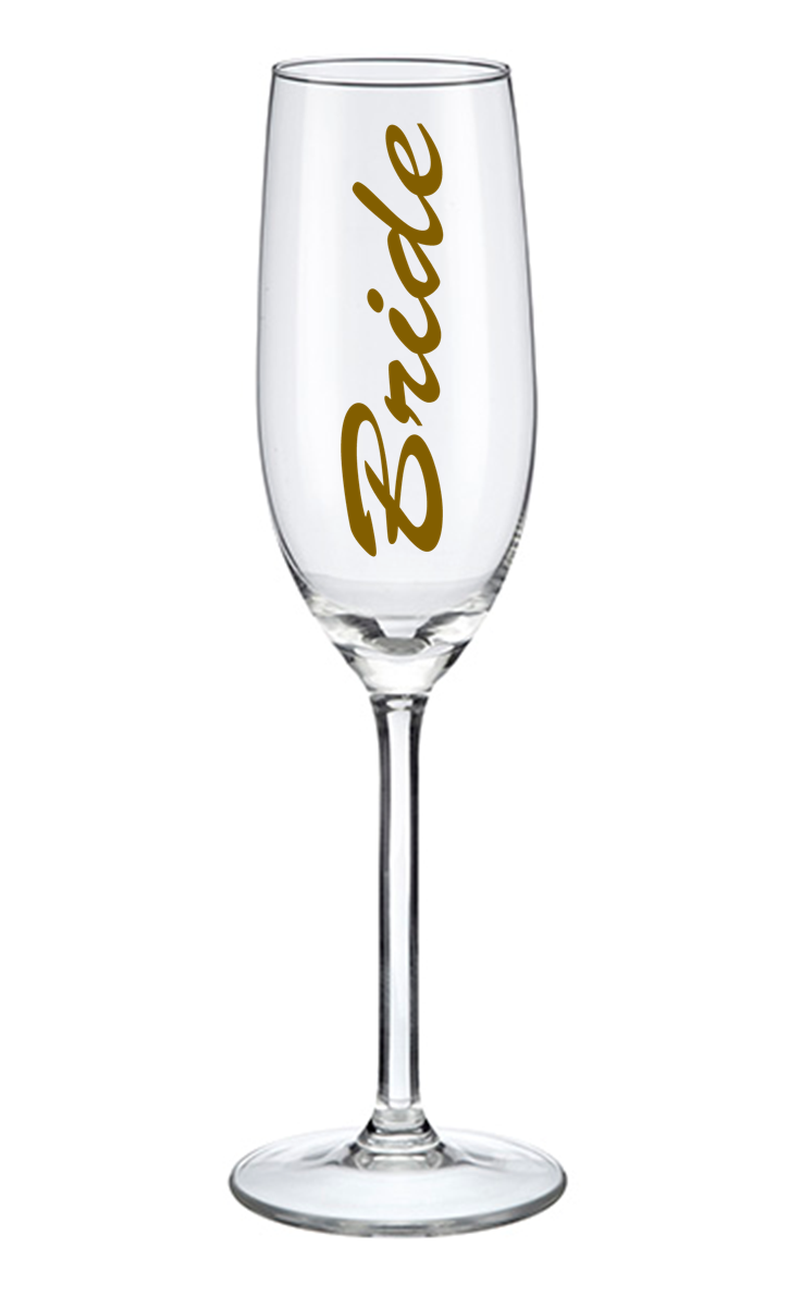 Thumbnail: Champagne Flute Decal - Bride