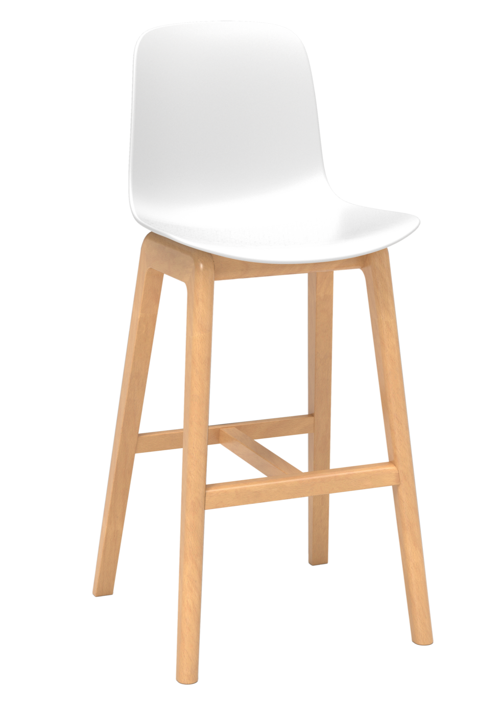 Thumbnail: Seatable Adams High Stool White