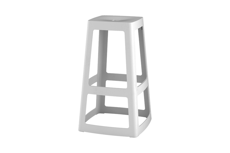 Thumbnail: Seatable Base High Stool Light Grey