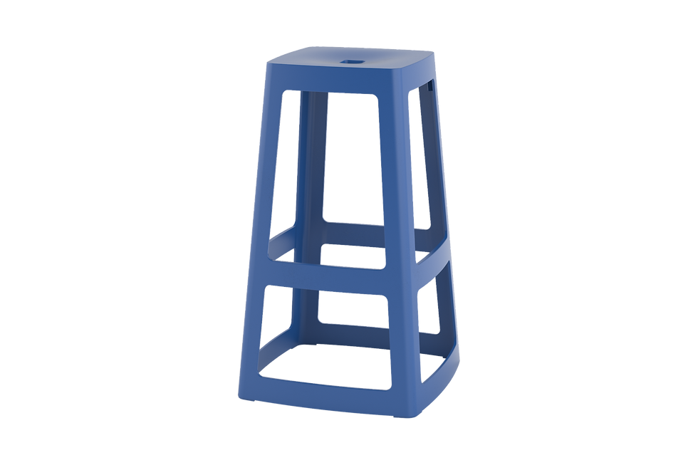 Thumbnail: Seatable Base High Stool Violet Blue