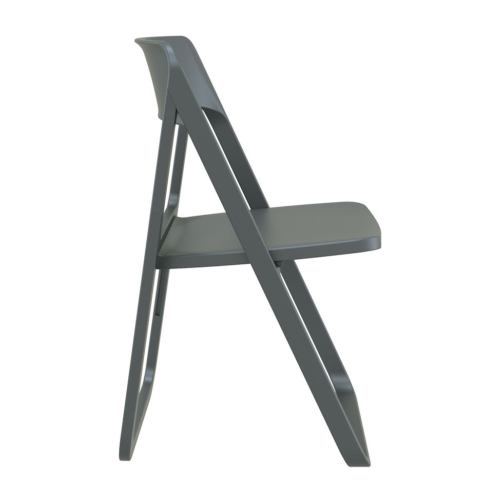 Thumbnail: Madre Chair Side View Dark Grey