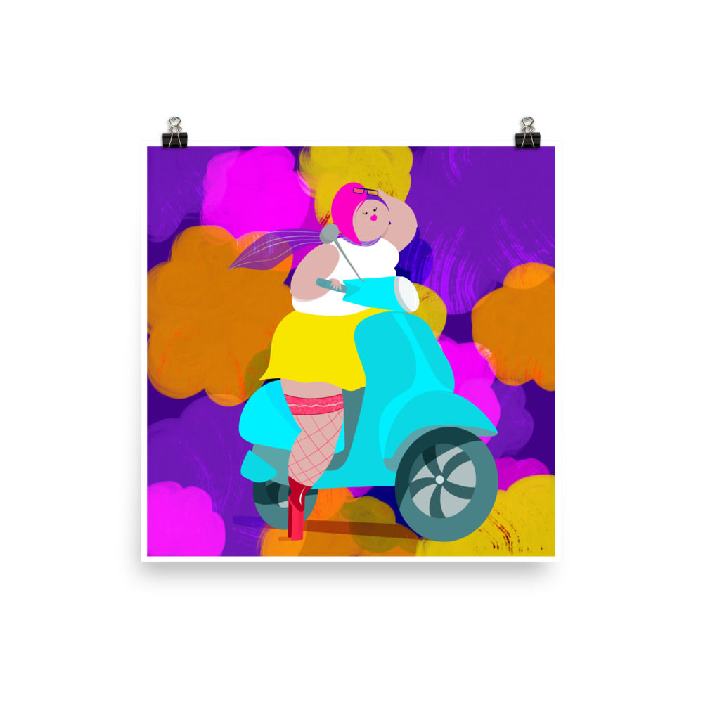 Vespa WOMENATOR poster