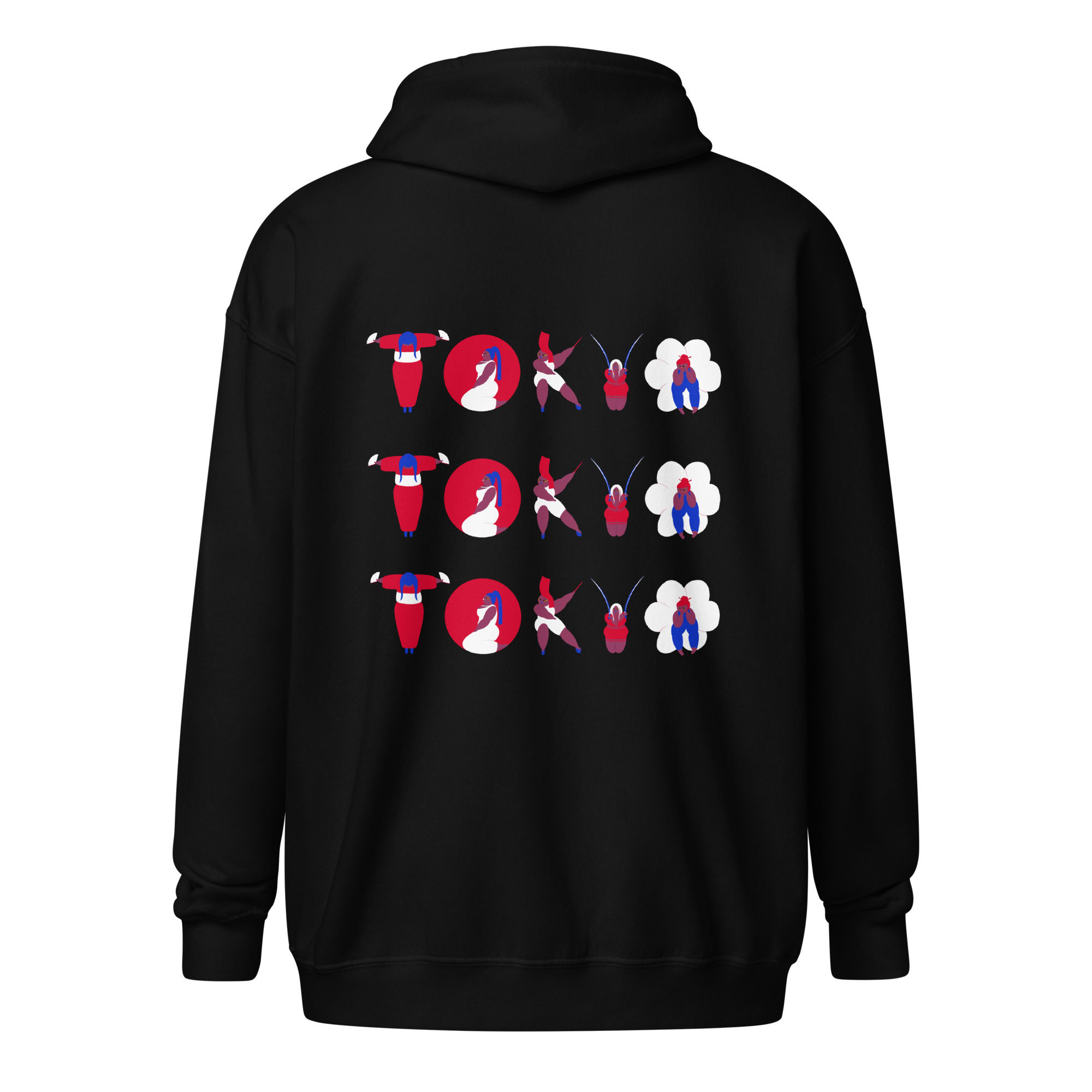 TOKYO zip hoodie