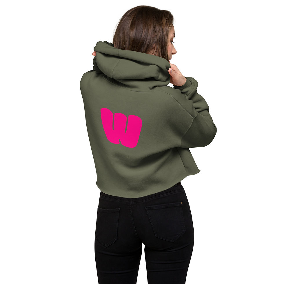 Thumbnail: Yes Show WOMENATOR Cropped hoodie