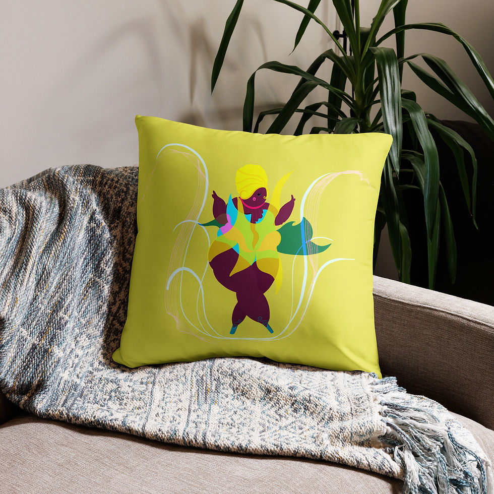 Thumbnail: Flower WOMENATOR pillow