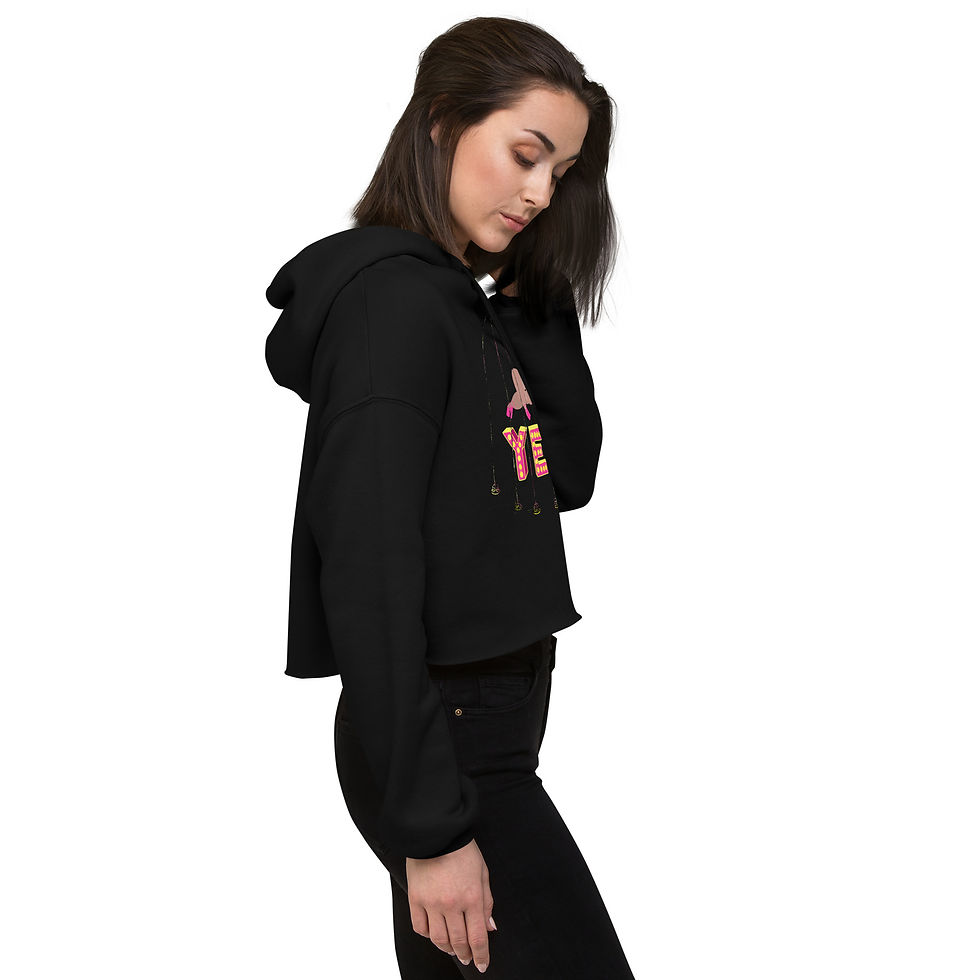 Thumbnail: Yes Show WOMENATOR Cropped hoodie
