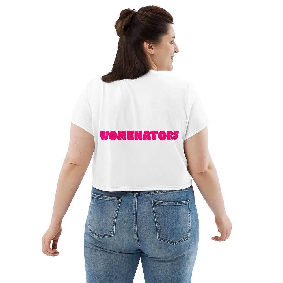 Thumbnail: Aries WOMENATOR crop t-shirt