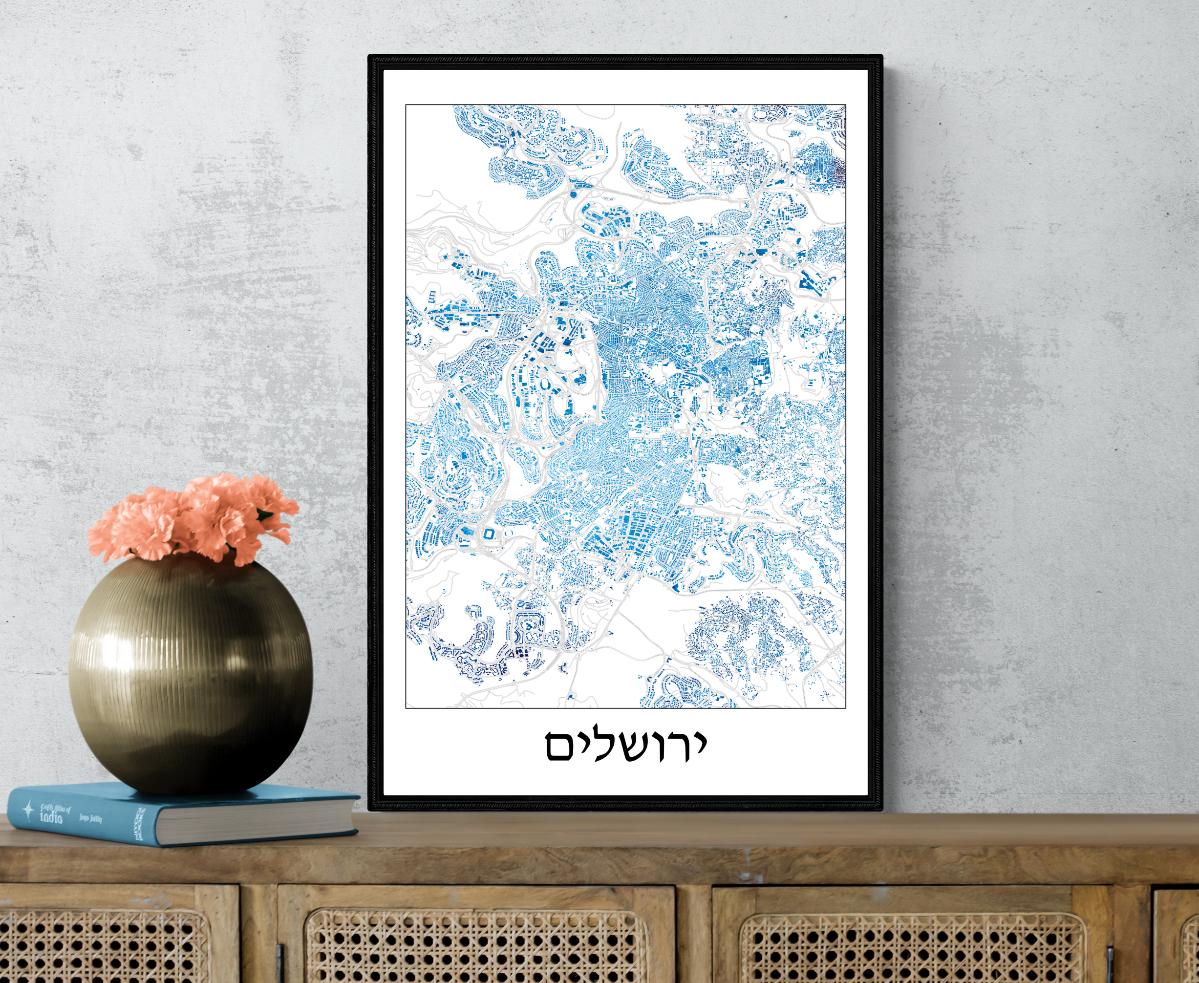 ירושלים בגווני כחול