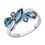 Miniaturbild: Bague en Argent 925 avec Topazes