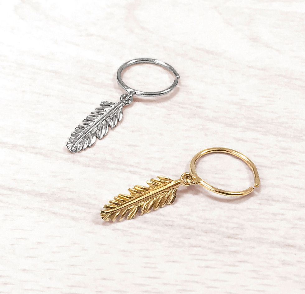 Miniaturbild: Piercing oreille en Or Blanc 18 carats