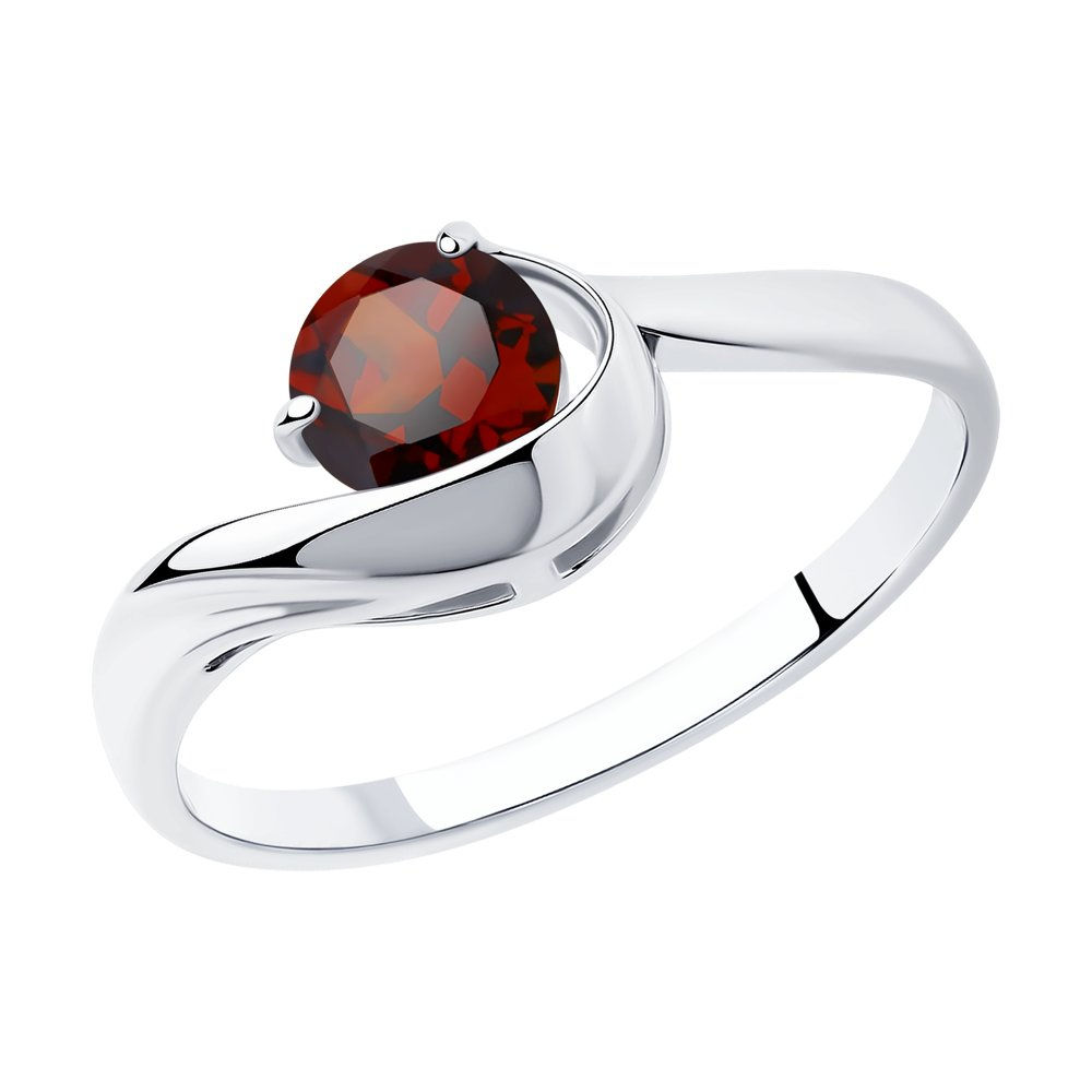 Bague en Argent 925 avec Grenat