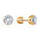 Thumbnail: Boucles d'oreilles en Argent 925 avec Zirconia