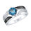 Thumbnail: Bague en Argent 925 avec Topaze