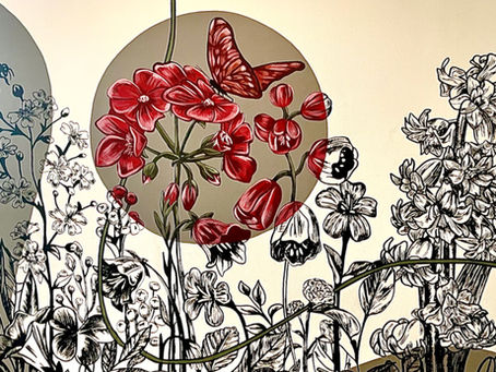 Mural gemaakt met en voor de zorg