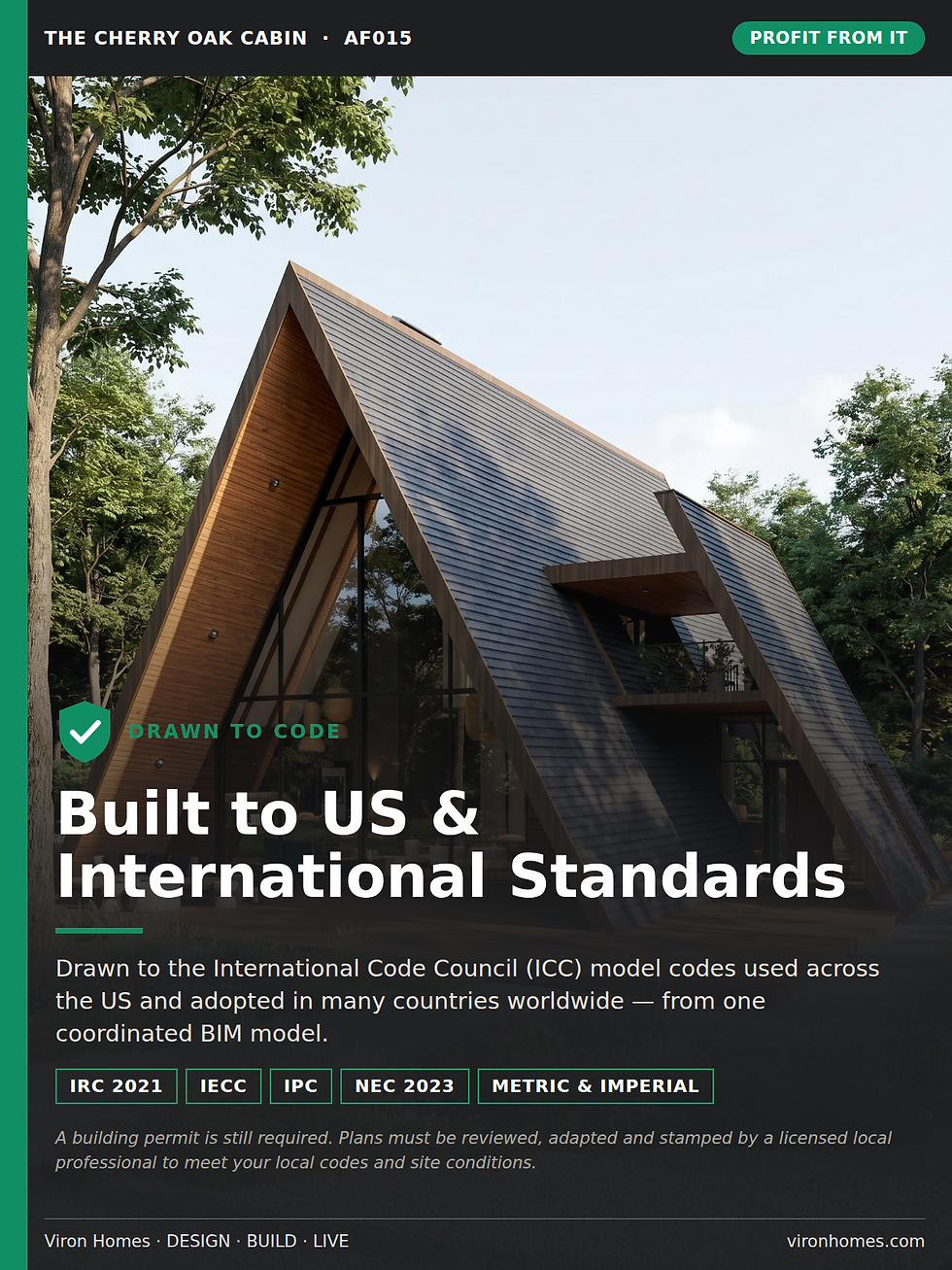 Thumbnail: The Cherry Oak Cabin (AF015) – Profit From It Pack | A-Frame Rental Investor Kit