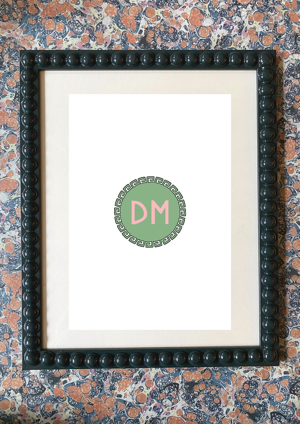 Thumbnail: Dark Blue Bubble Frame 