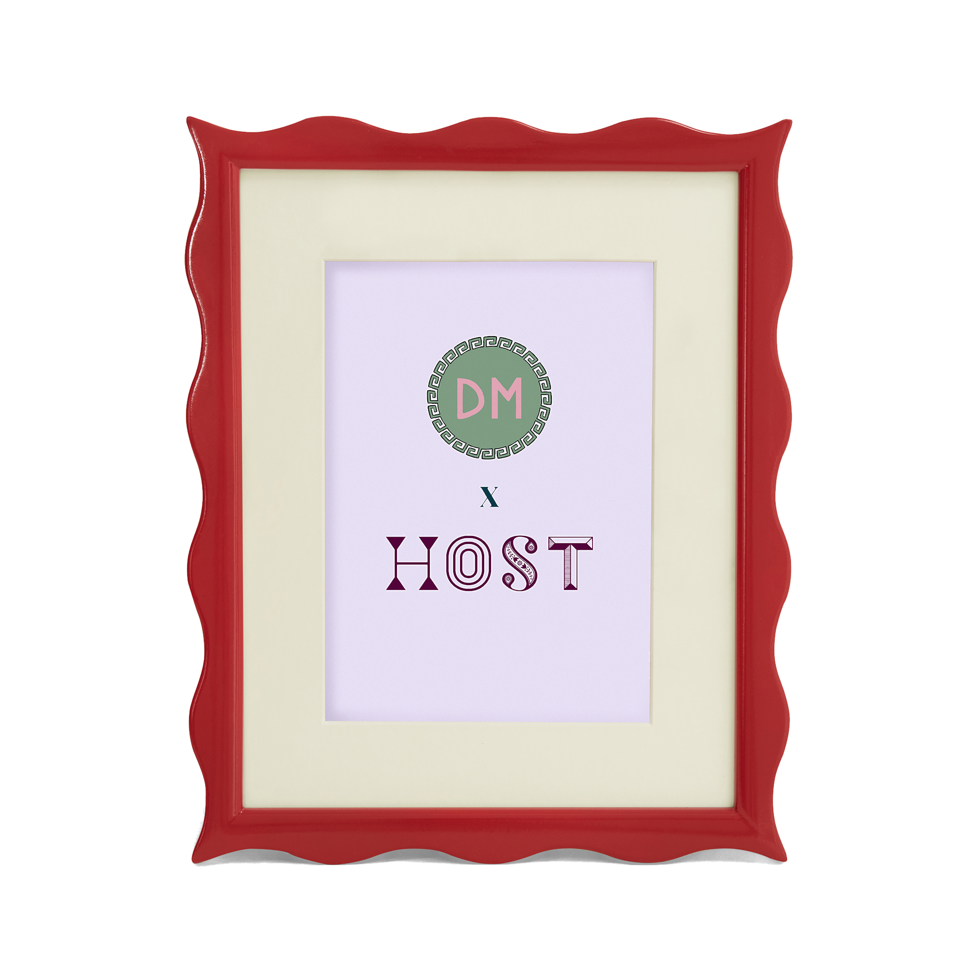 HOST x DM Small Ripple Red Frame