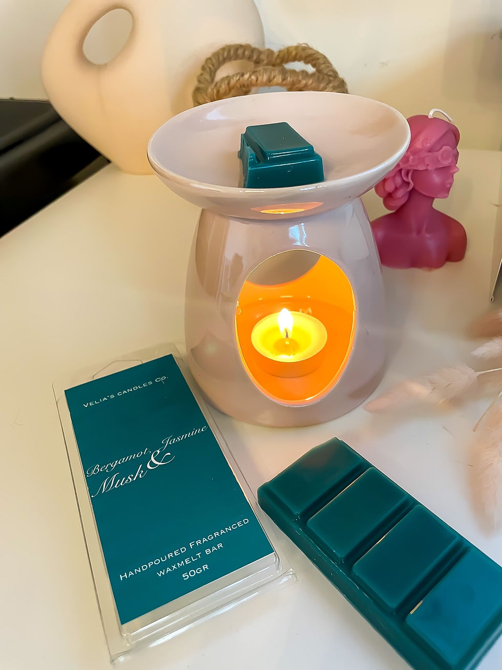 Thumbnail: Bergamot, Jasmine & Musk waxmelt bar 