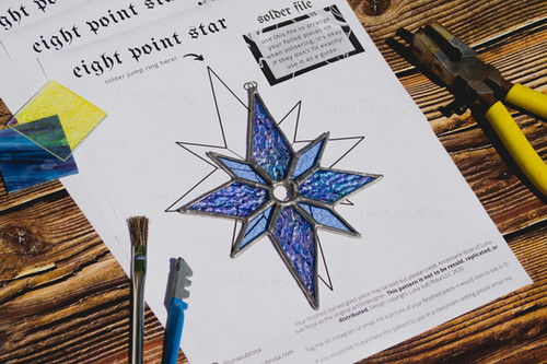 eight point star pattern | Luna sub Rosa