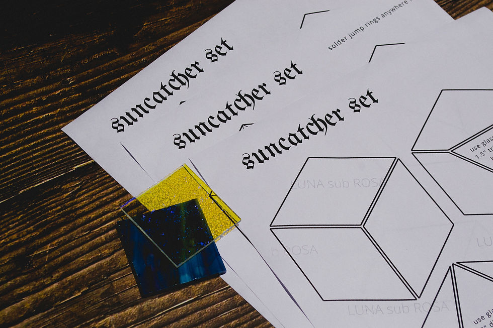 Thumbnail: suncatcher set pattern