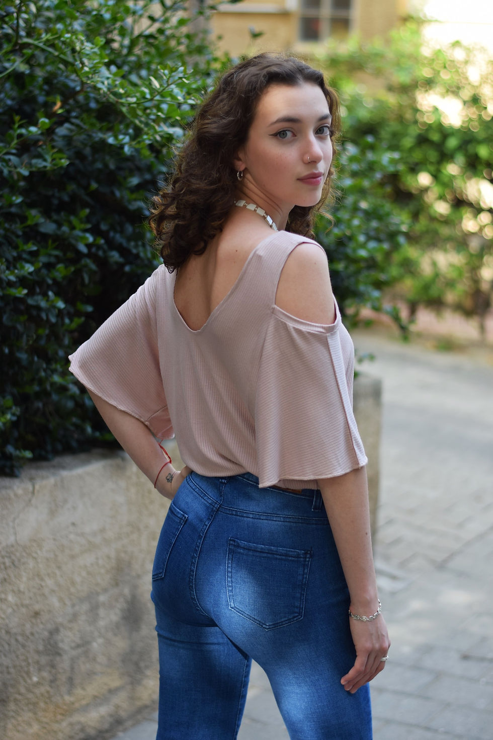 תמונה ממוזערת: חולצת ליזי ורוד פודרה 