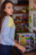 תמונה ממוזערת: חולצת נאש תכלת/צהוב לימון