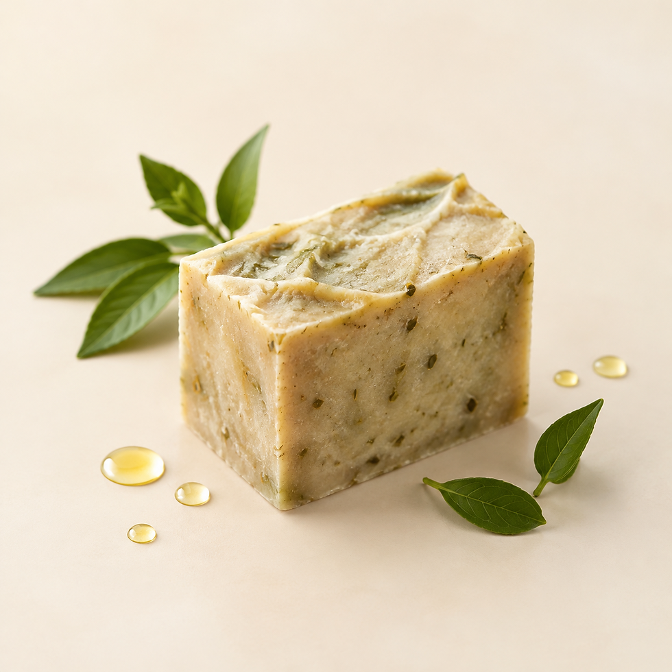 Savon aux huiles essentielles en morceau