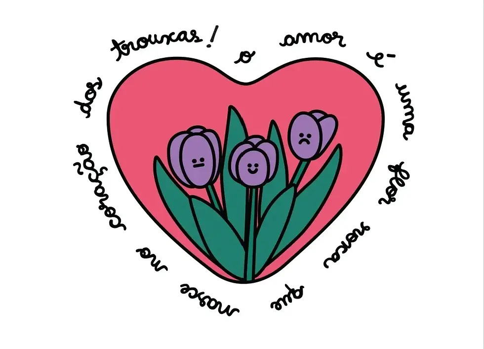 cartão postal flor roxa