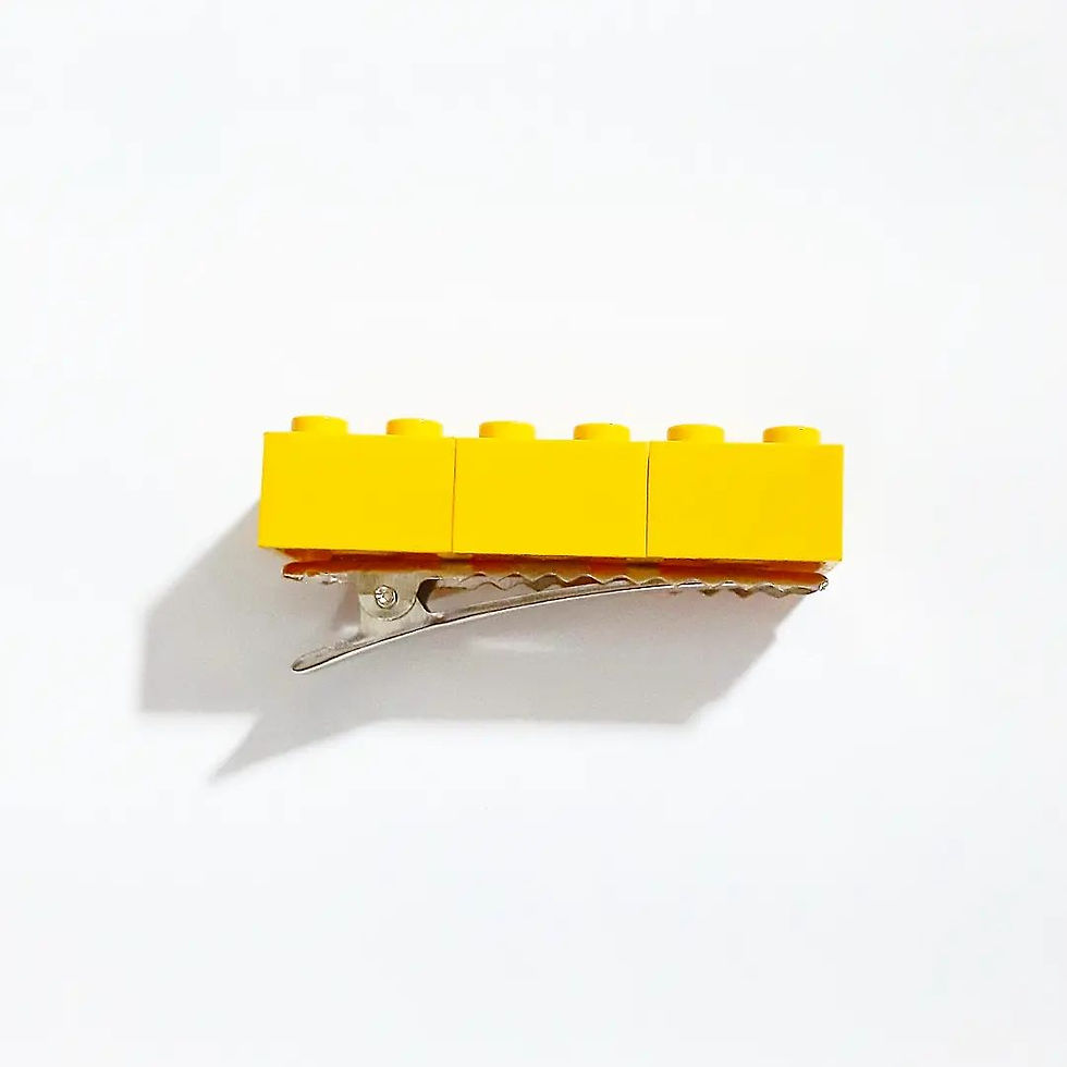 Miniatura: presilha para cabelo de peças de lego