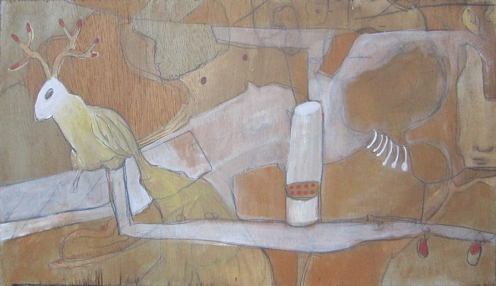 "White on Wood"