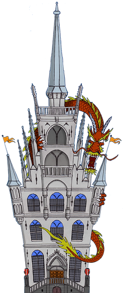 xxx stadhuis, Gouda, met draak, los.png