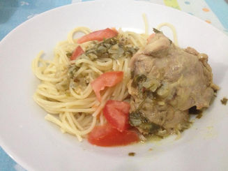 Frango com molho mostarda