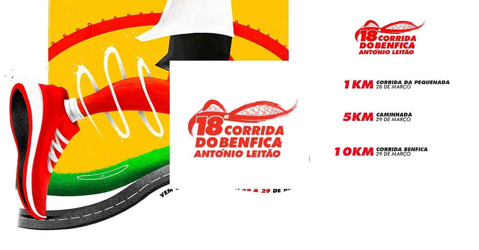  18ª Corrida do Benfica António Leitão - Inscrições neste site apenas para Associados do CAAB