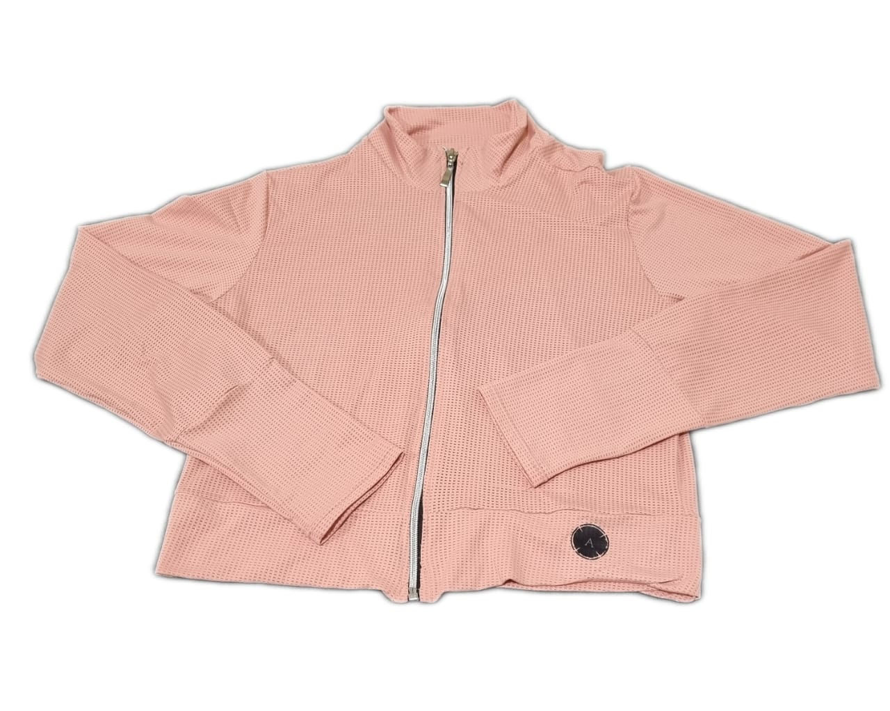 Blusa "Corta Vento" Croppet Cor Rosa