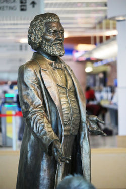 Frederick Douglass Statue, sculpted by Olivia Kim