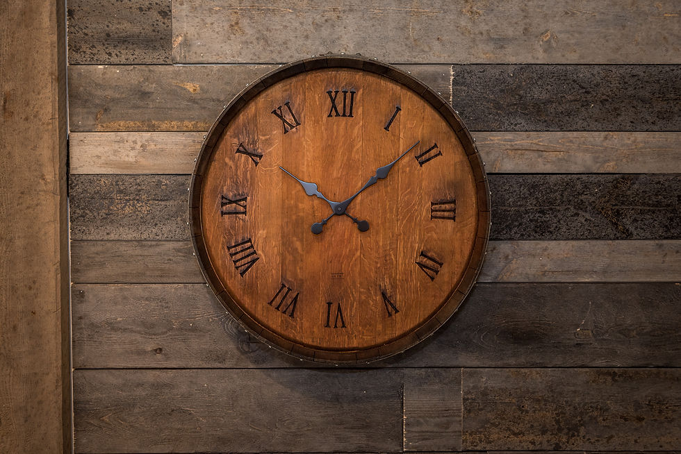 Barrel Head clock