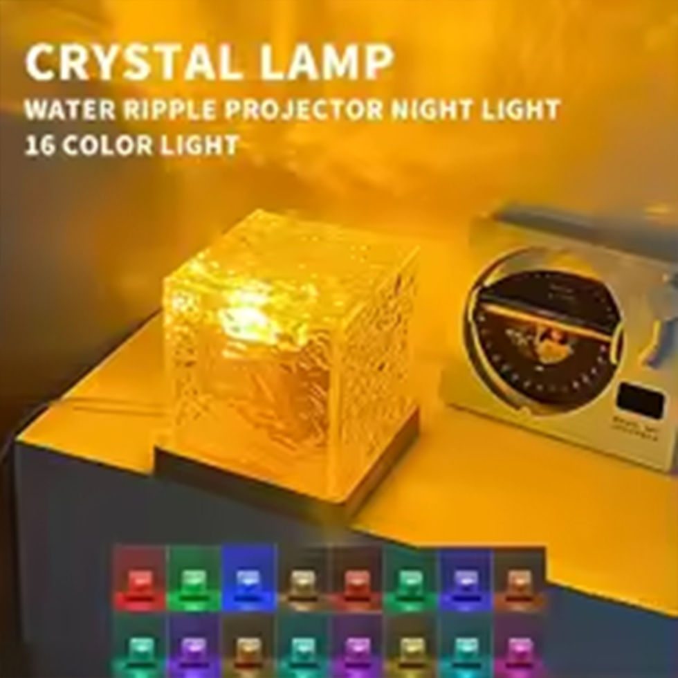 Thumbnail: HOMEFISH RGB 16 Colors Night Light with Remote Ocean Wave Aurora Projector Recha