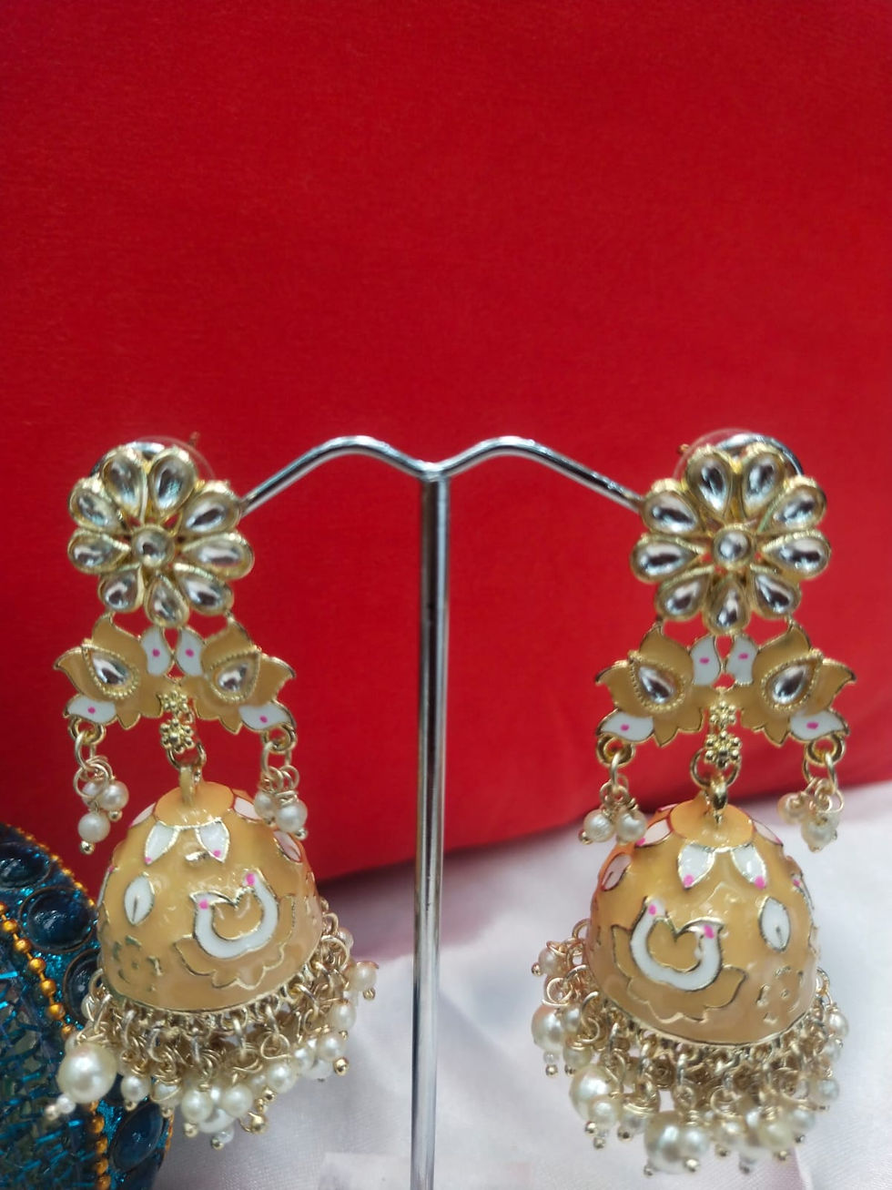 Lemon Virupa Jhumki Earring